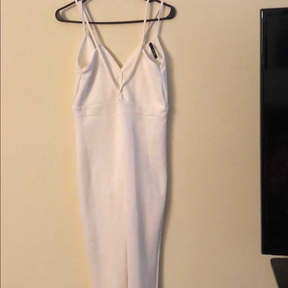 Sexy Strap White Jumpsuit